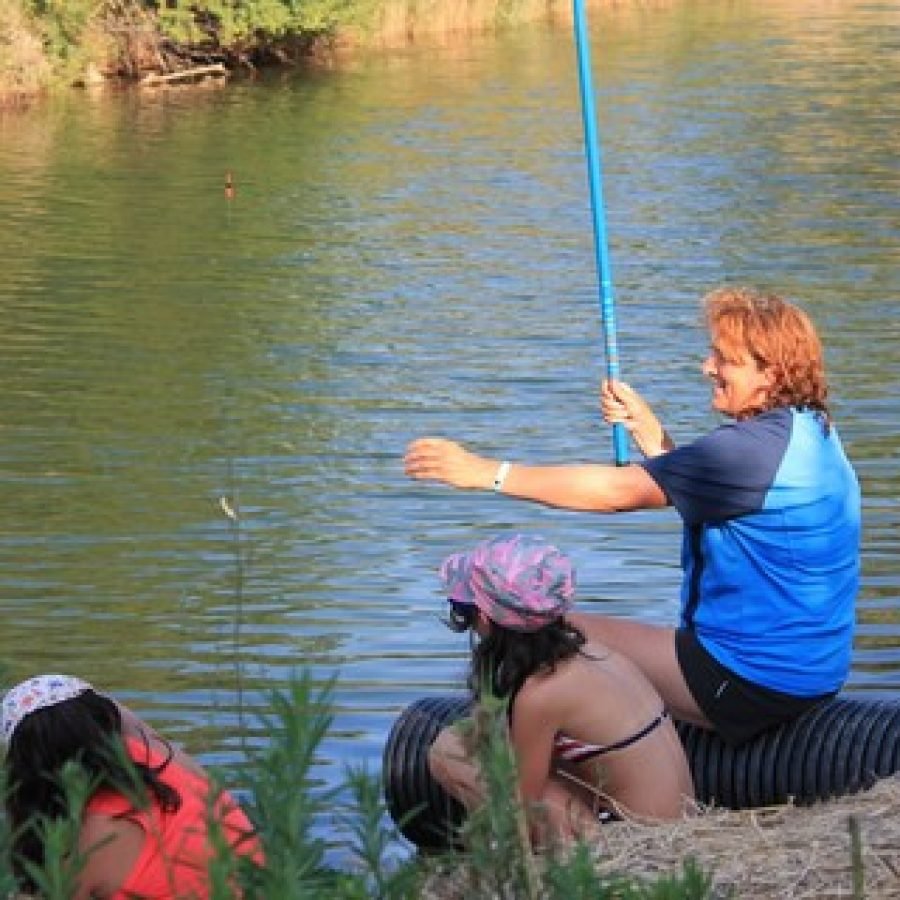 Les etangs au fond du camping